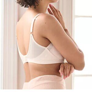 44 DD Breezies Natural Embrace Underwire Contour TShirt Bra Buff Nude